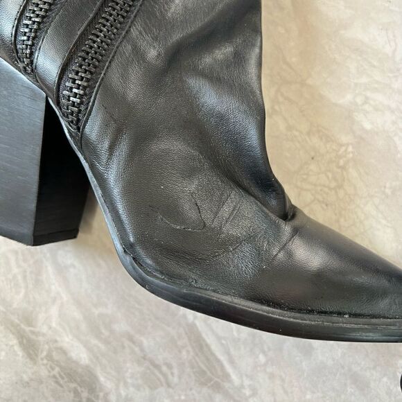 Steve Madden Marando Ankle Boots Black Size 7.5 - Picture 2 of 5